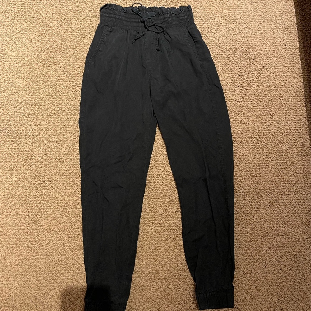 Black Abercrombie and Fitch joggers, xs originally $92